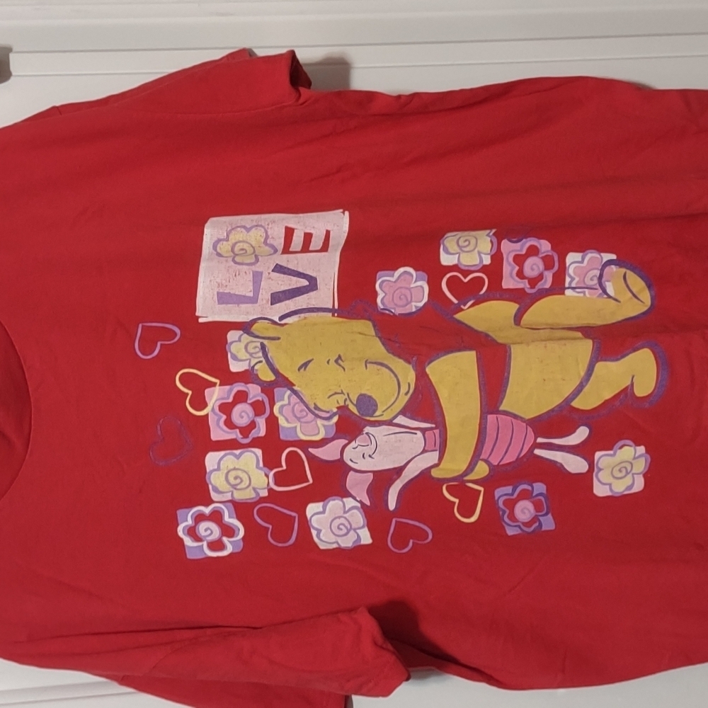 Red Men's Shirt with Cartoon Print - Picture 2 of 6